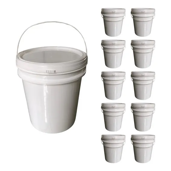 Balde 5l Para Hidroponia 10 Pçs Foto 1