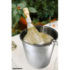 Balde 6 Litros Em Aço Inox Cerveja Bebida Gelo Ke Home Cor Prateado Liso Foto mini 4