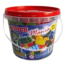 Balde De Blocos De Montar Com 104 Peças Brinquedo Educativo Foto mini 4