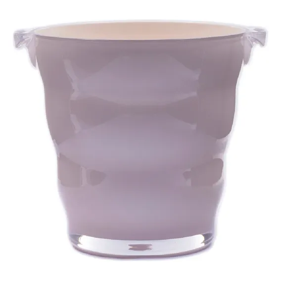 Balde De Gelo Champanheira Em Acrílico Branco 4 L Ky274 Foto 1