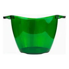 Balde De Gelo Champanheira Oval AcrÃlico Verde 5 Litros Foto mini 1