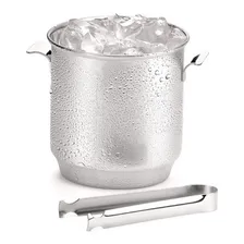 Balde De Gelo Inox Champanheira Pequena 600 Pinça Foto mini 1