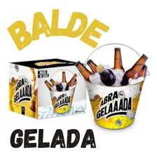 Balde De Gelo Personalizado Amizade Porta Bebidas Cerveja 5l Cor Branco CERVEJEIROS Foto mini 3