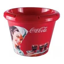 Balde De Gelo Plasútil Coca Cola 5,3 Litros Cor Vermelho Foto  mini 1