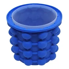 Balde De Gelo Silicone Forma Ice Genie Tv Azul Faz 120 Cubos Foto mini 3