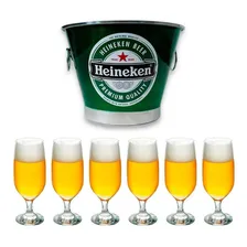 Balde De Gelo Verde 6 Copos Taça Floripa Cerveja 300ml Foto  mini 1