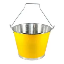 Balde Gelo Cerveja C/ Alça AlumĂnio Profissional Amarelo 9l Balde Gelo C/ Alça Foto mini 1