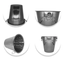 Balde Gelo Inox Champagne 4,4 Litros Champanheira Cerveja Cor Prateado Foto mini 3