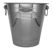 Balde Gelo Inox Champagne 4,4 Litros Champanheira Cerveja Cor Prateado Foto mini 2