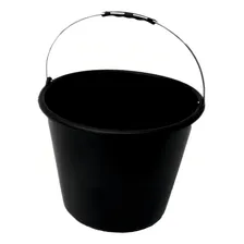 Balde Plástico Reforçado Extra Forte C/ Alça 12 Litros Preto Foto mini 2