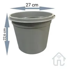 Balde Refil Para Lixeira Embutir Tramontina 8 Litros Cor Cinza Foto mini  2
