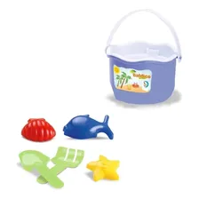 Baldico Brinquedos De Praia Crianças Lindo Balde De Praia Foto mini  2