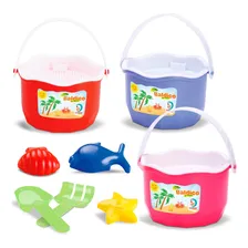 Baldico Brinquedos De Praia Crianças Lindo Balde De Praia Foto  mini 1