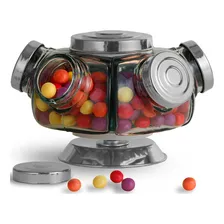 Baleiro Pequeno Bomboniere De Vidro Com Lembrancinha Foto  mini 1