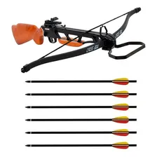 Balestra Besta Crocodile 150 Lbs Madeira + 6 Setas S-14 Foto  mini 1