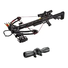 Balestra Composta Stalker Xb52 Bk (185 Lbs) + Luneta 4x32 Foto  mini 1
