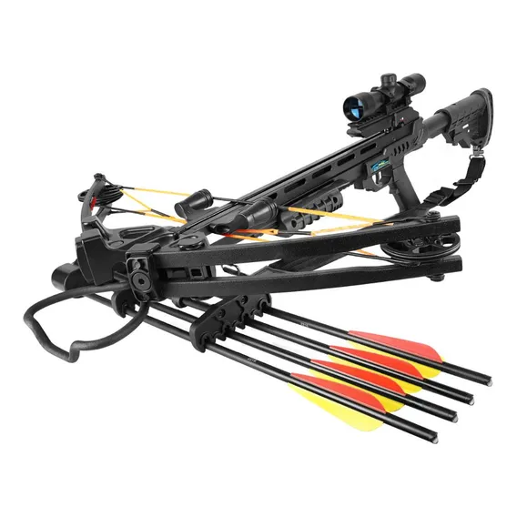 Balestra Crossbow Mankung Stalker Xb-52bk Composta 185 Lbs Foto 1