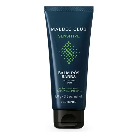Balm P贸s Barba Malbec Club Sensitive 100g O Boticario Foto 1