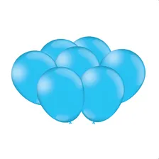 Balão Bexiga Liso Azul Com 25un Foto mini 1