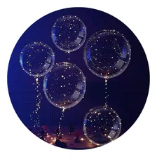 Balão Bubble Nº20 Com Led Decoração Aniversário Casamento Cor Colorido Foto  mini 1