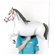 Balão Cavalo Metalizado 83cm - Kit 4 Unidades Foto mini 3