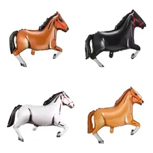 Balão Cavalo Metalizado 83cm - Kit 4 Unidades Foto mini 1