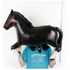Balão Cavalo Metalizado 83cm - Kit 4 Unidades Foto mini 2