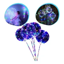 Balão Festa Led Bubble 60cm Casamento Aniversario - 20 Unida Cor Tranparente Bubble Led Foto mini 1