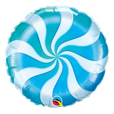 BalĂŁo Metalizado Bala Pirulito Azul 1 Unidade Foto mini 1