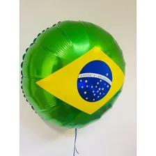 Balão Metalizado Bandeira Do Brasil 81 Cm - Flexmetal Foto mini 3