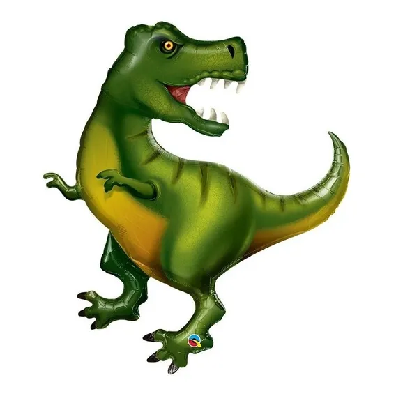 BalĂŁo Metalizado Dinossauro Tiranossauro 107cm Qualatex Foto 1