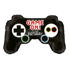 Balão Metalizado Grabo Intl. Game Controler 91 Cm - 36 Pol Foto mini 1