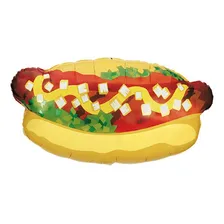 BalĂŁo Metalizado Hot Dog 81 Cm - 32 Polegadas Grabo Foto mini 1