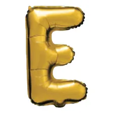 Balão Metalizado Números Letras 70 Cm Dourado Prata Rose Cor E dourado Foto mini 1