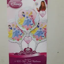 Balão metalizado Princesas Disney: 8 pacote com 3 = 24 balões Anagram Foto mini 4