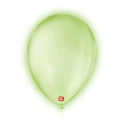 Balão Verde N°9 Pacote 25 Unidades - São Roque/neon Foto 1