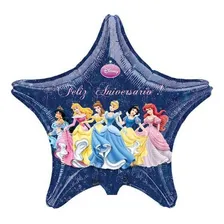 Balões Metalizados Princesas Kit Com 15 Balões Ref: 1929717 Foto  mini 1
