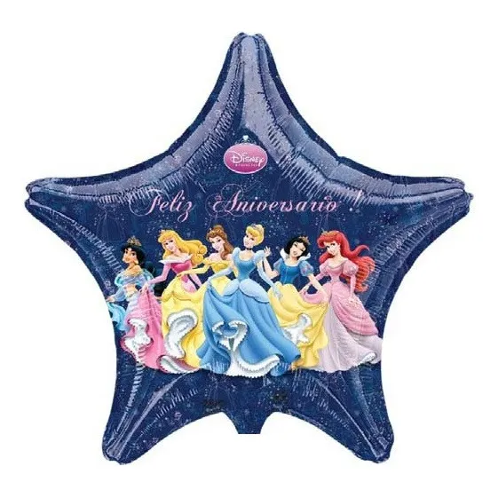 Balões Metalizados Princesas Kit Com 15 Balões Ref: 1929717 Foto 1