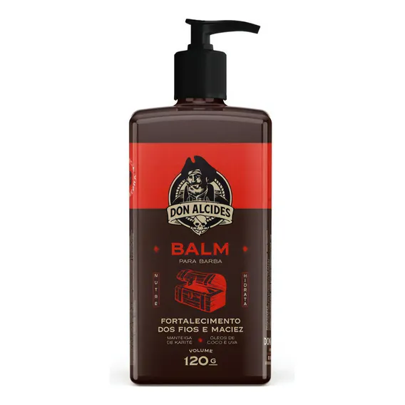 Bálsamo Hidratante para Barba 120ml Barba Negra Don Alcides Foto 1