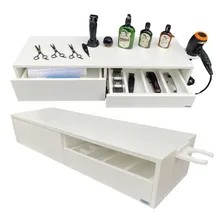 Bancada Console Barbearia Mdf Com Porta Maquinas Foto mini 1