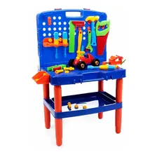 Bancada Maleta Ferramenta Brinquedo Menino Infantil Didático Foto mini 1