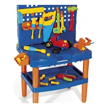 Bancada Maleta Ferramenta Brinquedo Menino Infantil Didático Foto mini 3