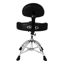 Banco Mapex New T875 Selim C/ Encosto Regulagem Altura Rosca Foto mini 4