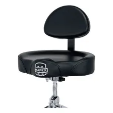 Banco Mapex New T875 Selim C/ Encosto Regulagem Altura Rosca Foto mini  2