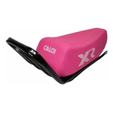 Banco Mobilete Selim Com Bagageiro Bicicleta + Presilha Cor Banco Rosa/suporte Preto Foto mini 2