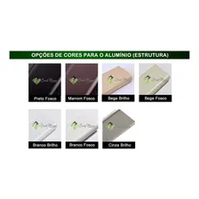Banco Namoradeira Aluminio Tela Sling Jardim Varanda Piscina Cor Escolha Do Comprador Foto mini 3