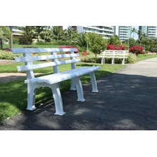Banco Para Jardim Tramandaí Basic Branca Foto mini 2