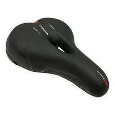 Banco Selim Bike Elleven Vazado Active Zone Gel Conforto Cor Preto Foto mini 1
