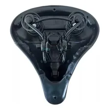 Banco Selim De Bicicleta Confortável Preto Beach Bike Retro Com 2 Molas Foto mini 4