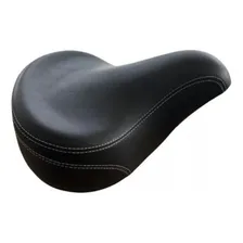 Banco Selim De Bicicleta Confortável Preto Beach Bike Retro Com 2 Molas Foto mini 1